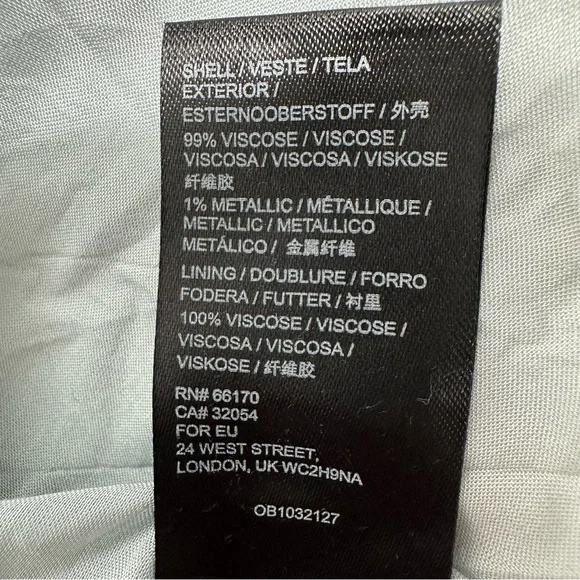 Anthropologie Rayon Kira Off-The-Shoulder Lined Tiered Peasant  Dress Size US 6 - Picture 15 of 15